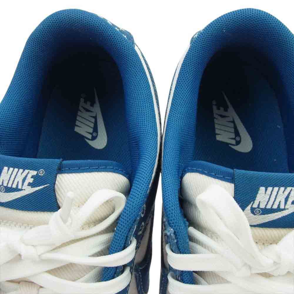 NIKE ナイキ Dunk Low SE Industrial Blue ダンク ロー SE インダストリアル ブルー スニーカー ホワイト系 インディゴブルー系 29cm【中古】