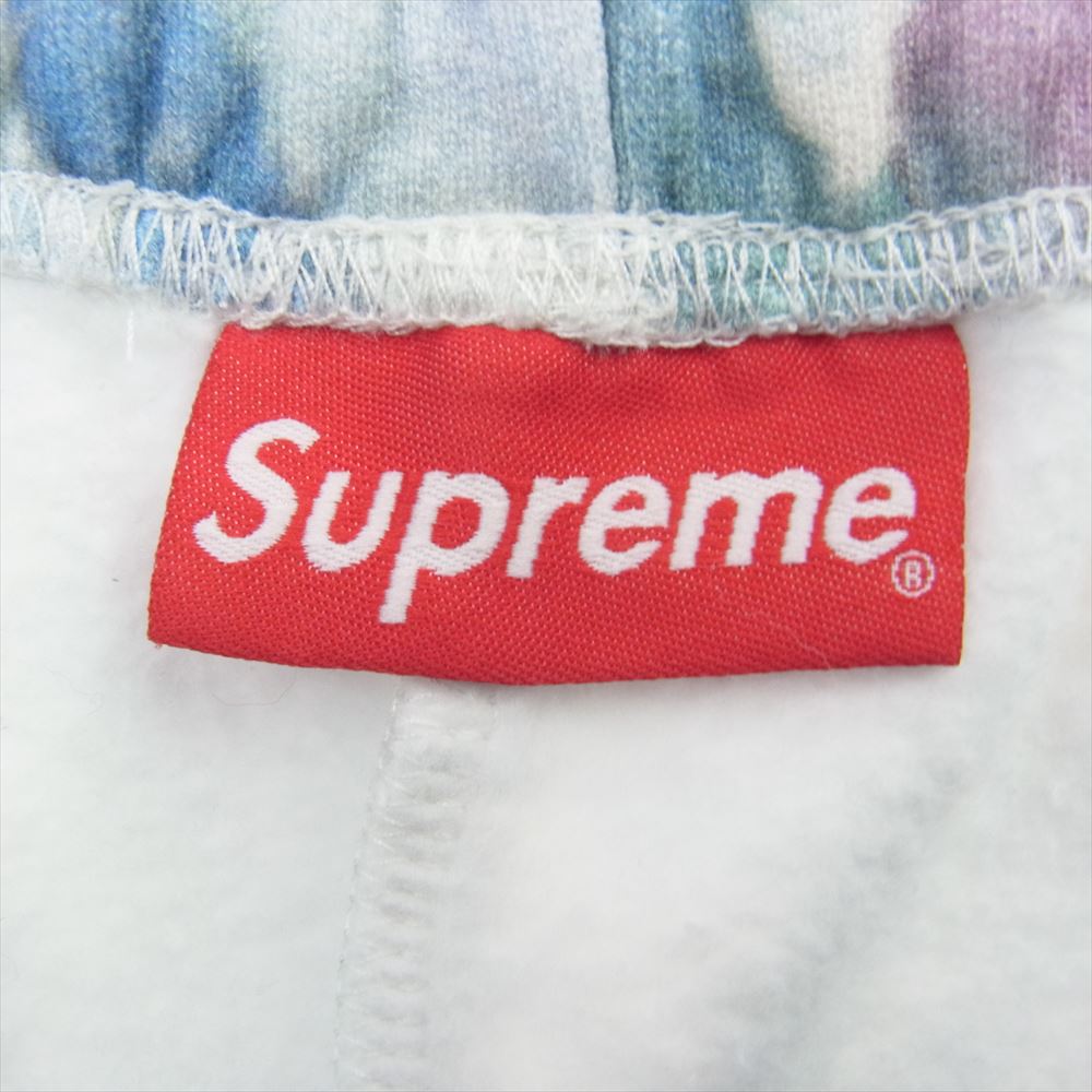 Supreme シュプリーム 21SS Small Box Sweatshort フローラル スモールボックス ロゴ スウェット ショート パンツ ブルー系 L【中古】