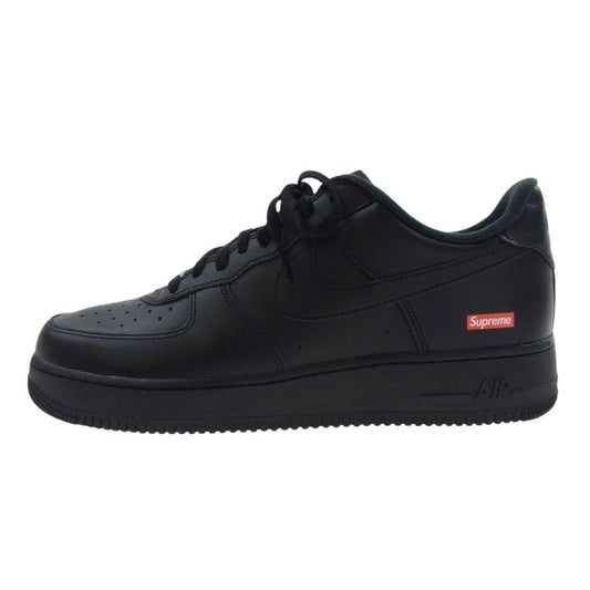Supreme シュプリーム CU9225-001 × Nike Air Force 1 Low Black ナイキ エアフォース1 ロー ブラック スニーカー ブラック系 29cm【美品】【中古】