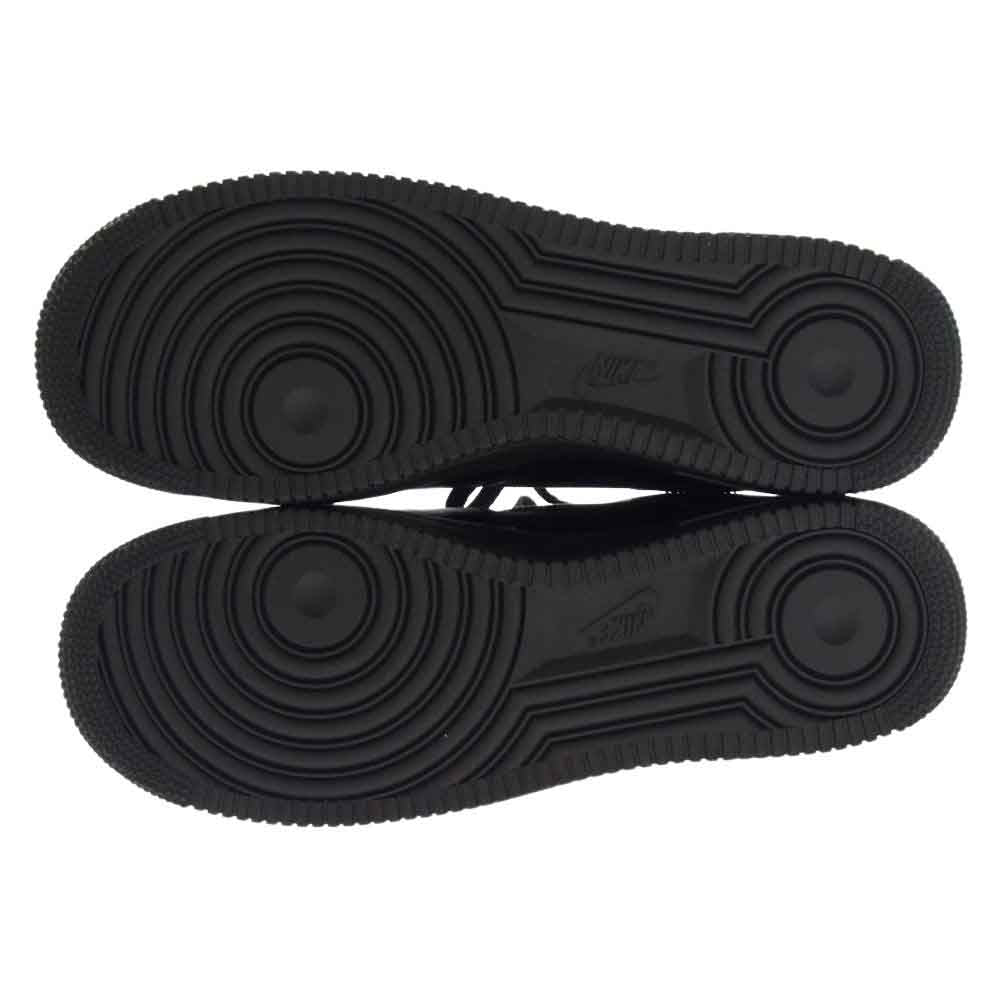 Supreme シュプリーム CU9225-001 × Nike Air Force 1 Low Black ナイキ エアフォース1 ロー ブラック スニーカー ブラック系 29cm【美品】【中古】