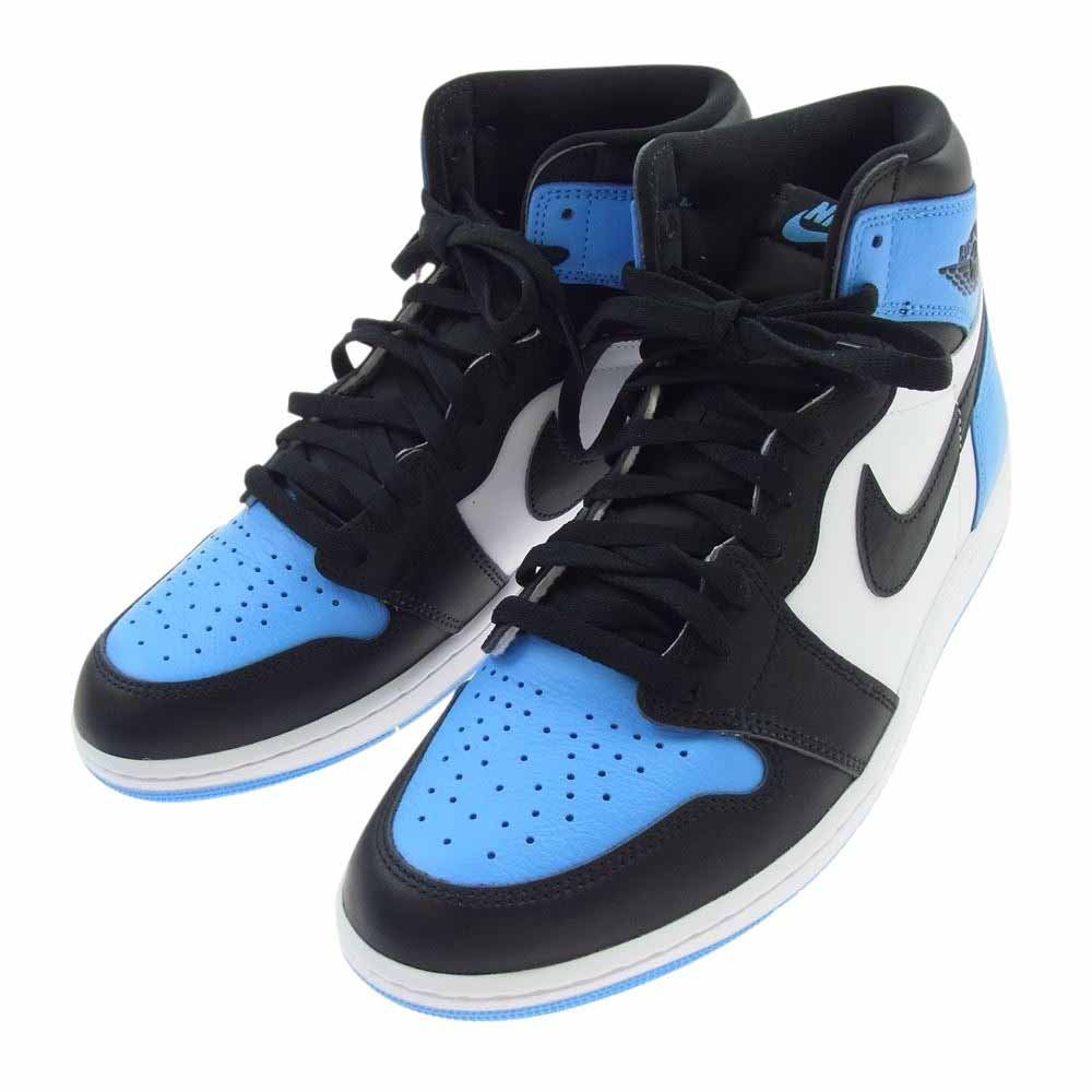 NIKE ナイキ DZ5485-400 Air Jordan 1 Retro High OG University Blue エアジョーダン1 レトロ ハイ OG ユニバーシティブルー スニーカー ライトブルー系 29cm【美品】【中古】