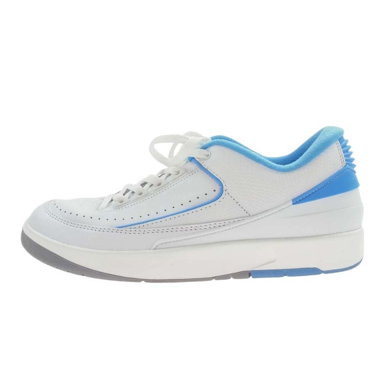 NIKE AIR JORDAN ナイキ ジョーダン DV9956-104  AJ2 Retro Low University Blue エアジョーダン2 レトロ ロー スニーカー ホワイト系 28.5cm【美品】【中古】