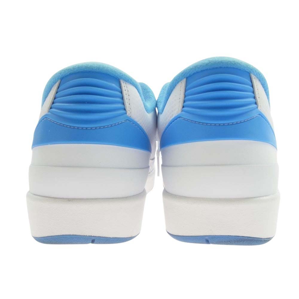 NIKE AIR JORDAN ナイキ ジョーダン DV9956-104  AJ2 Retro Low University Blue エアジョーダン2 レトロ ロー スニーカー ホワイト系 28.5cm【美品】【中古】