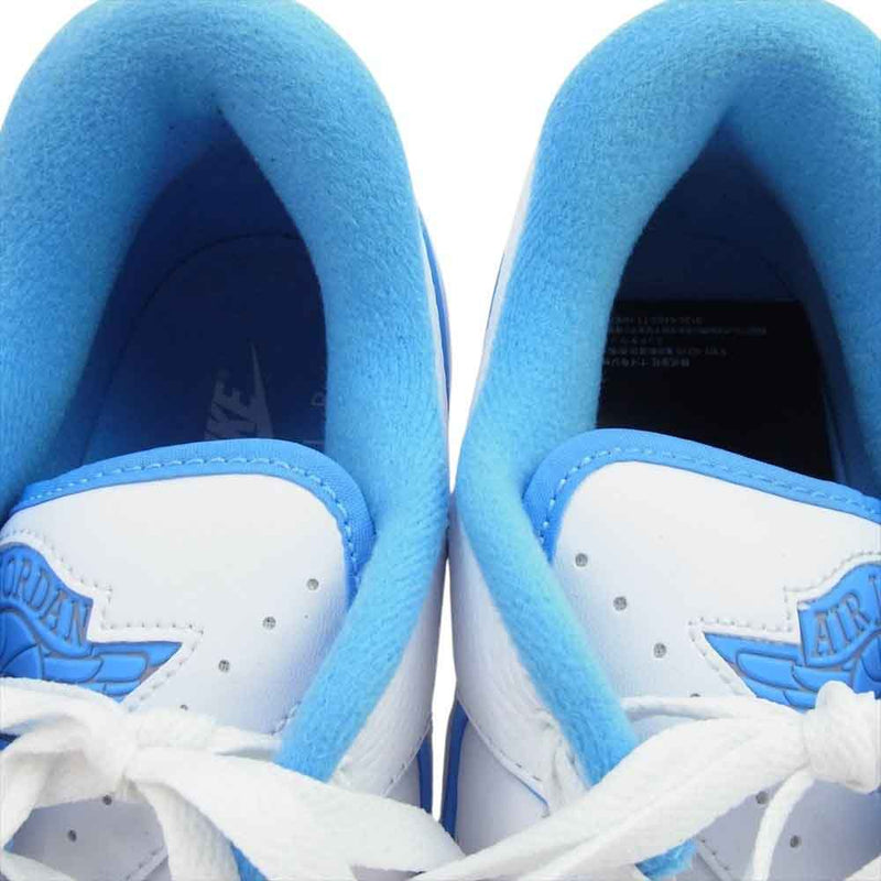 NIKE AIR JORDAN ナイキ ジョーダン DV9956-104  AJ2 Retro Low University Blue エアジョーダン2 レトロ ロー スニーカー ホワイト系 28.5cm【美品】【中古】