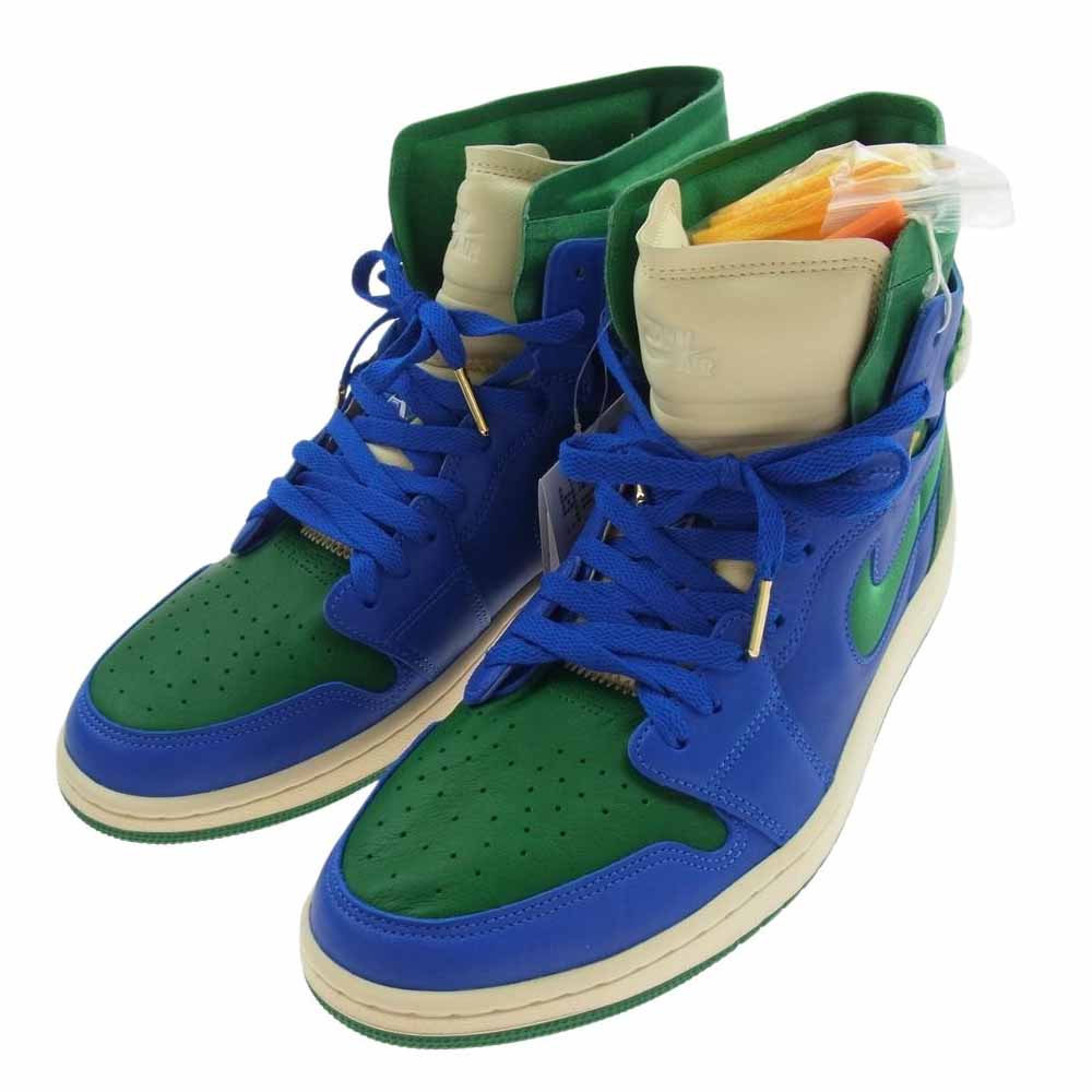 NIKE AIR JORDAN ナイキ ジョーダン DJ1199-400  × Aleali May WMNS AJ1 High Zoom Air Comfort SP Califia アレイリ メイ ウィメンズ エアジョーダン1 ハイ ズーム エア コンフォート スニーカー グリーン系 ブルー系 29cm【新古品】【未使用】【中古】