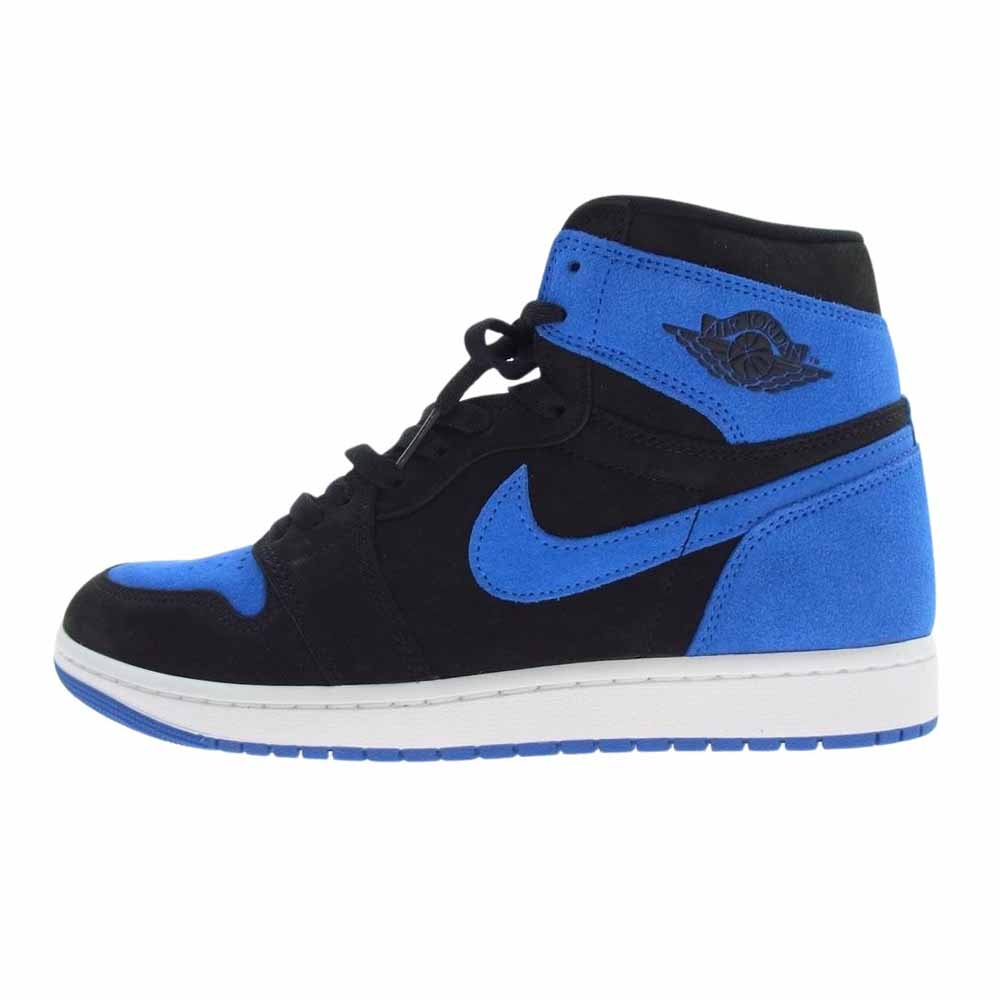 NIKE AIR JORDAN ナイキ ジョーダン DZ5485-042 1 Retro High OG Royal Reimagine エアジョーダン1 レトロ ハイ OG ロイヤル リイマジンド スニーカー ブラック系 ブルー系 28.5cm【新古品】【未使用】【中古】