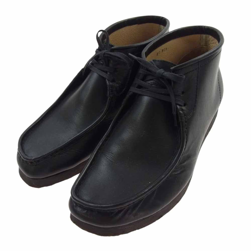 ストックナンバー 3ホール モカシン ブーツ ブラック系 27.5cm【中古】