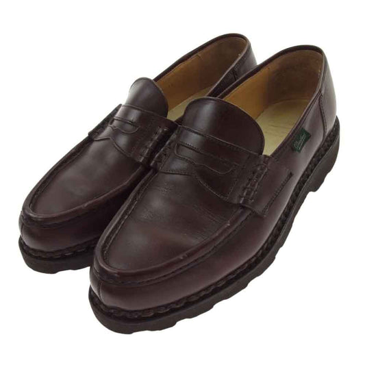 Paraboot パラブーツ 99413 REIMS MARCHE MARRON-LIS CAFE ランス カフェ ローファー ブラウン系 UK8【中古】