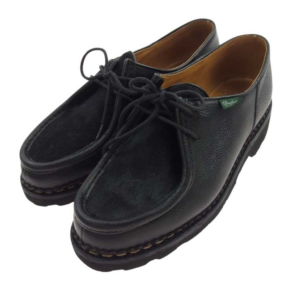 Paraboot パラブーツ 715720 MICHAEL MARCHE ミカエル ハラコ マルシェ ユナイテッドアローズ UNITED ARROWS 別注 チロリアンシューズ ブラック系 42【中古】