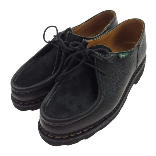 Paraboot パラブーツ 715720 MICHAEL MARCHE ミカエル ハラコ マルシェ ユナイテッドアローズ UNITED ARROWS 別注 チロリアンシューズ ブラック系 42【中古】