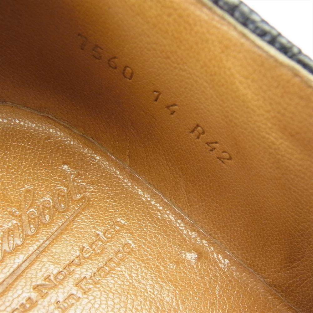 Paraboot パラブーツ 715720 MICHAEL MARCHE ミカエル ハラコ マルシェ ユナイテッドアローズ UNITED ARROWS 別注 チロリアンシューズ ブラック系 42【中古】
