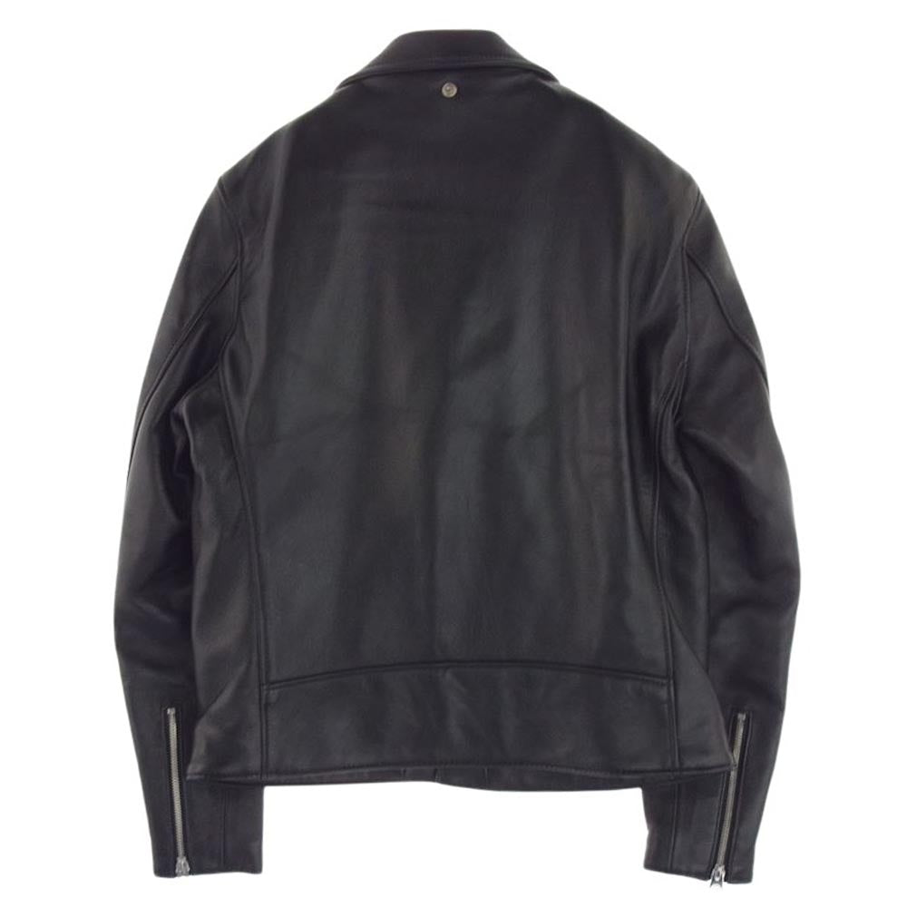 schott ショット 228US LAMB RIDERS JACKET ラム ダブルライダース ジャケット ブラック系 40【新古品】【未使用】【中古】