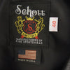 schott ショット 228US LAMB RIDERS JACKET ラム ダブルライダース ジャケット ブラック系 40【新古品】【未使用】【中古】