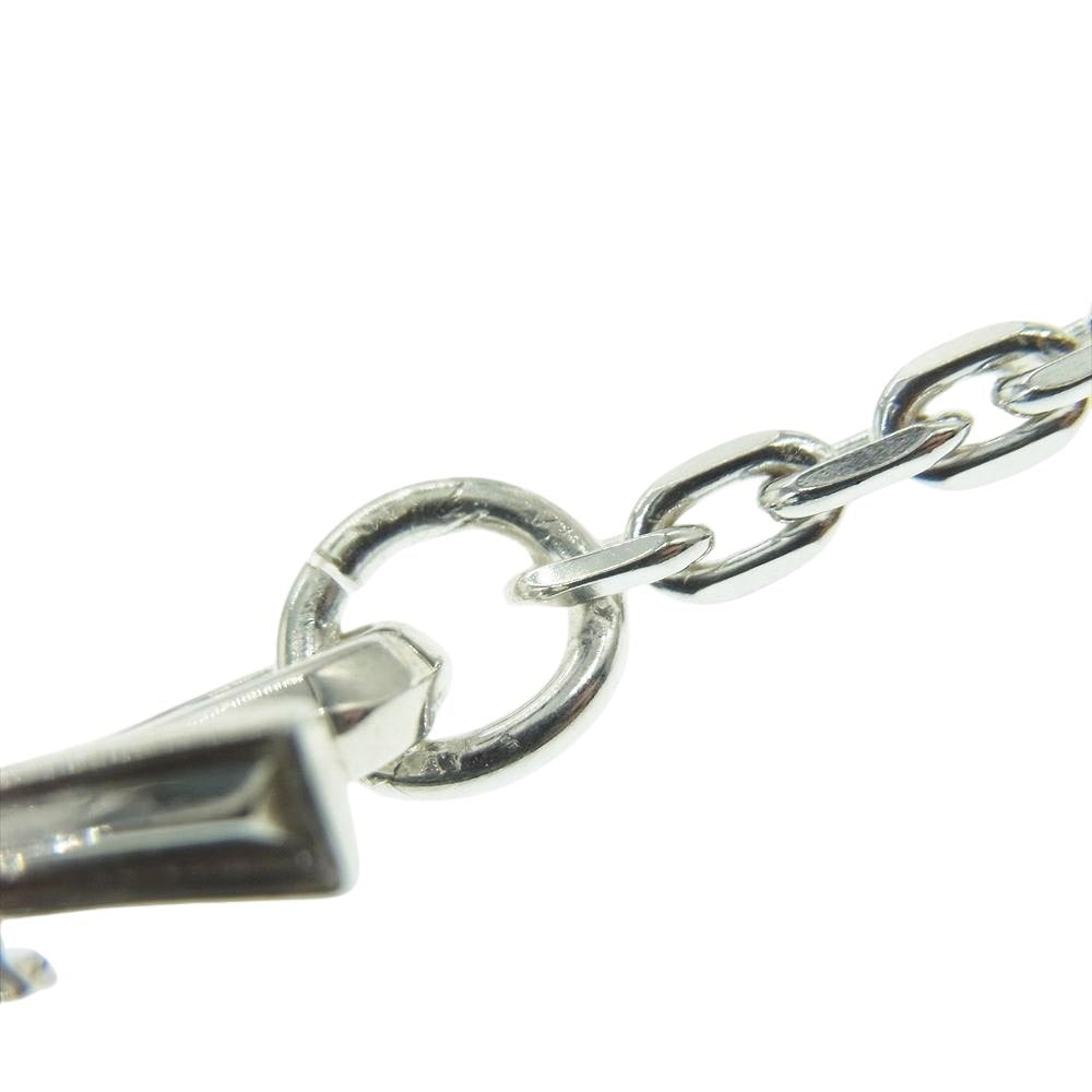 TARO WASHIMI ワシミタロウ 鷲見太郎 W-1TMC-K-C01 販売証明書付属 thunder hook medicine wheel chain K18 eagle metal サンダー フック メディスン ホイール チェーン ネックレス シルバー系【美品】【中古】