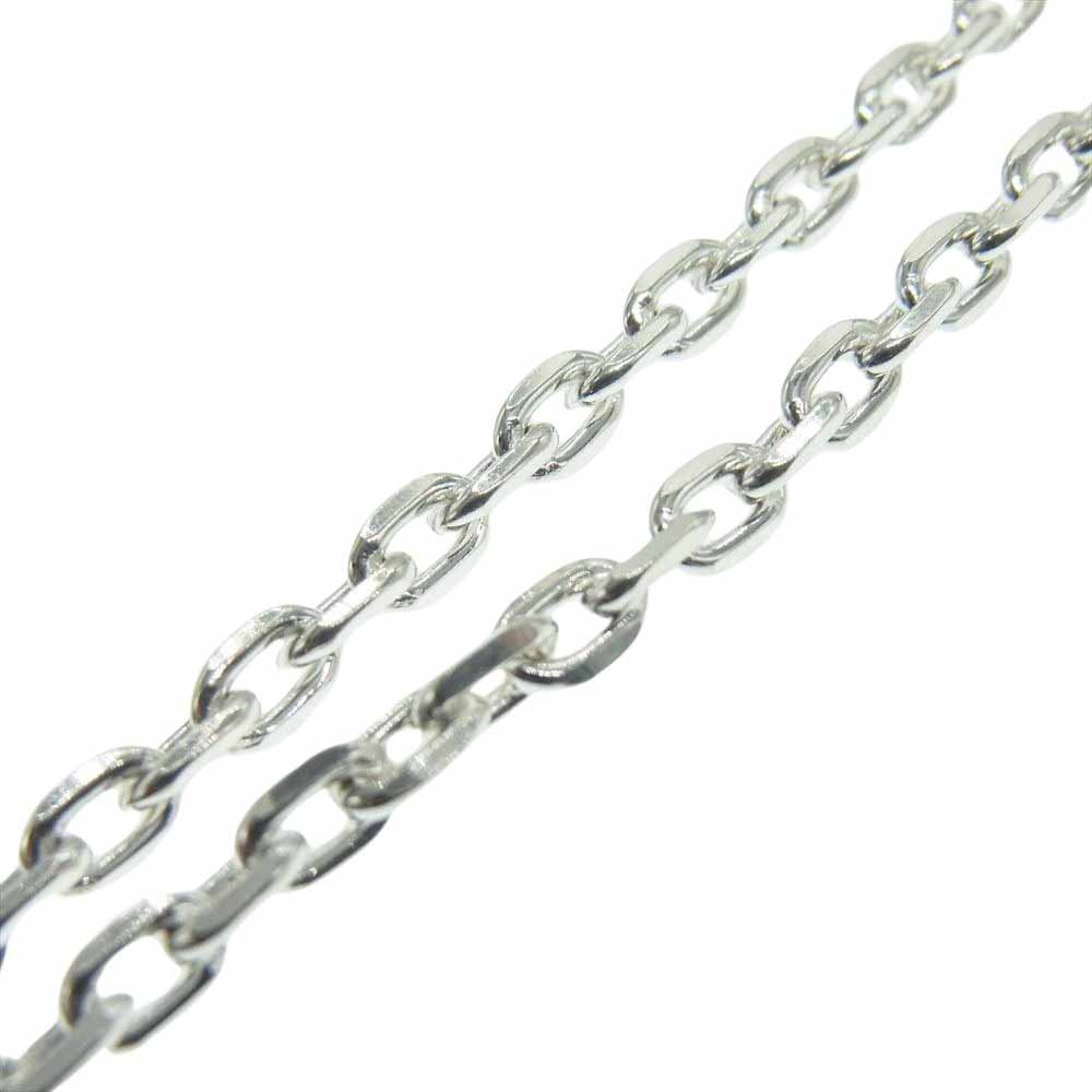 TARO WASHIMI ワシミタロウ 鷲見太郎 W-1TMC-K-C01 販売証明書付属 thunder hook medicine wheel chain K18 eagle metal サンダー フック メディスン ホイール チェーン ネックレス シルバー系【美品】【中古】