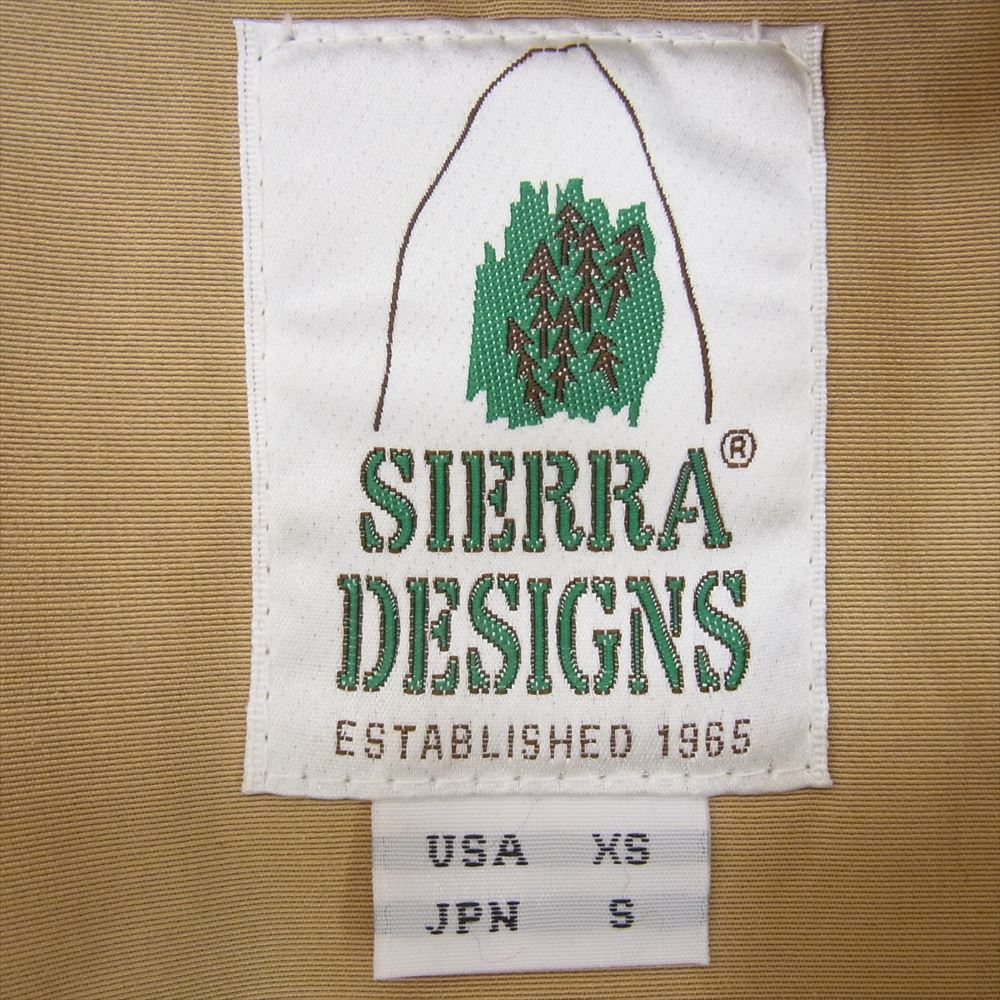 ウエストトゥワイス SIERRA DESIGNS シエラデザイン マウンテン パーカー ベージュ系 S【中古】