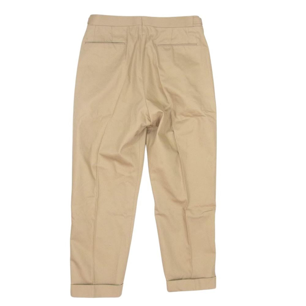 ブリティッシュメイド  オフィサーパンツ ポーツマス パンツ ベージュ系 M【美品】【中古】