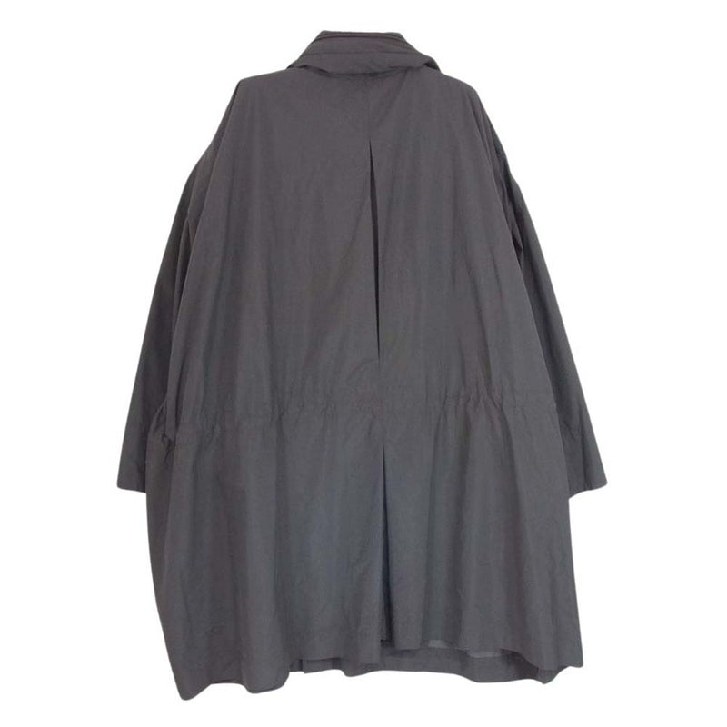 ISSEY MIYAKE イッセイミヤケ 青タグ WINDCOAT ウィンドコート イカ ウエスト ゴム ナイロン ジャケット グレー系 M【中古】