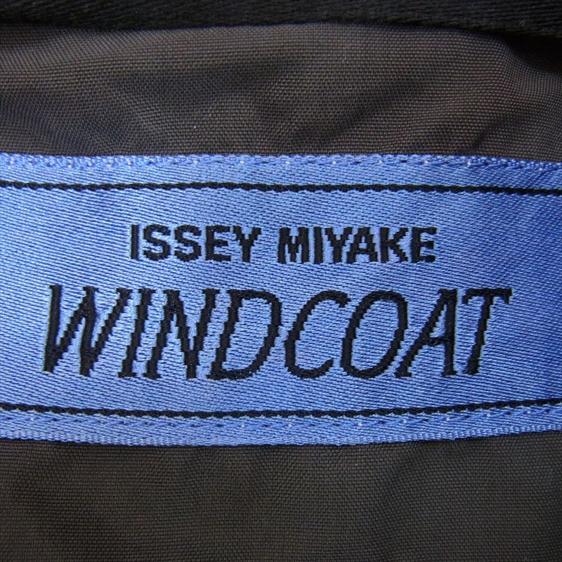 ISSEY MIYAKE イッセイミヤケ 青タグ WINDCOAT ウィンドコート イカ ウエスト ゴム ナイロン ジャケット グレー系 M【中古】