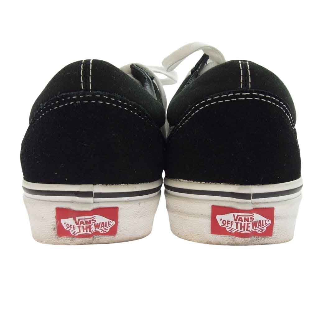 VANS バンズ Old Skool Flame Cut Out ファイヤーパターン ソール スニーカー ブラック系 27.5cm【中古】