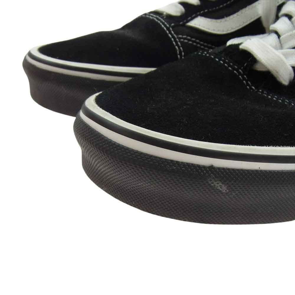 VANS バンズ Old Skool Flame Cut Out ファイヤーパターン ソール スニーカー ブラック系 27.5cm【中古】
