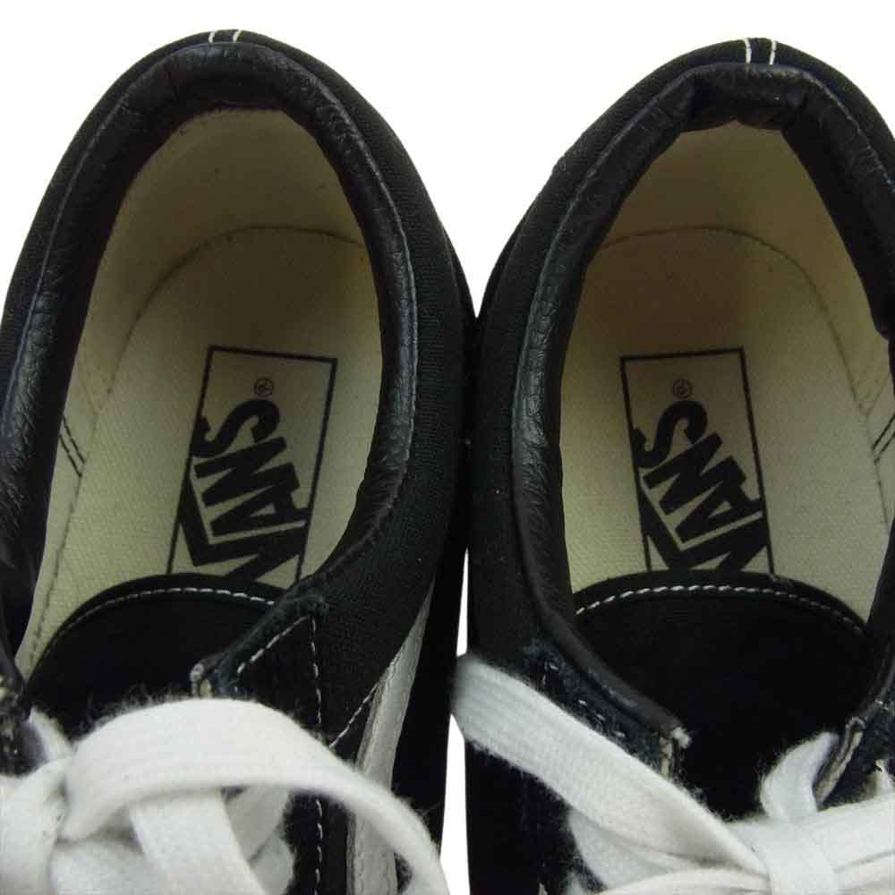 VANS バンズ Old Skool Flame Cut Out ファイヤーパターン ソール スニーカー ブラック系 27.5cm【中古】