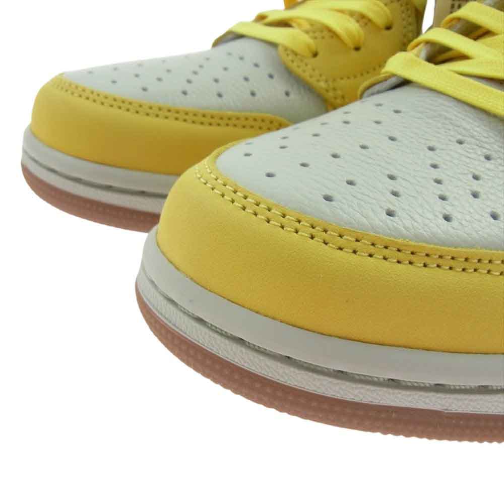 NIKE AIR JORDAN ナイキ ジョーダン DZ4137-700 フェイクバスターズ鑑定済 × Travis Scott トラヴィススコット WMNS Air Jordan 1 Retro Low OG Canary AJ1 ウィメンズ エアジョーダン レトロ ロー カナリー スニーカ―   マルチカラー系 28cm【新古品】【未使用】【中古】
