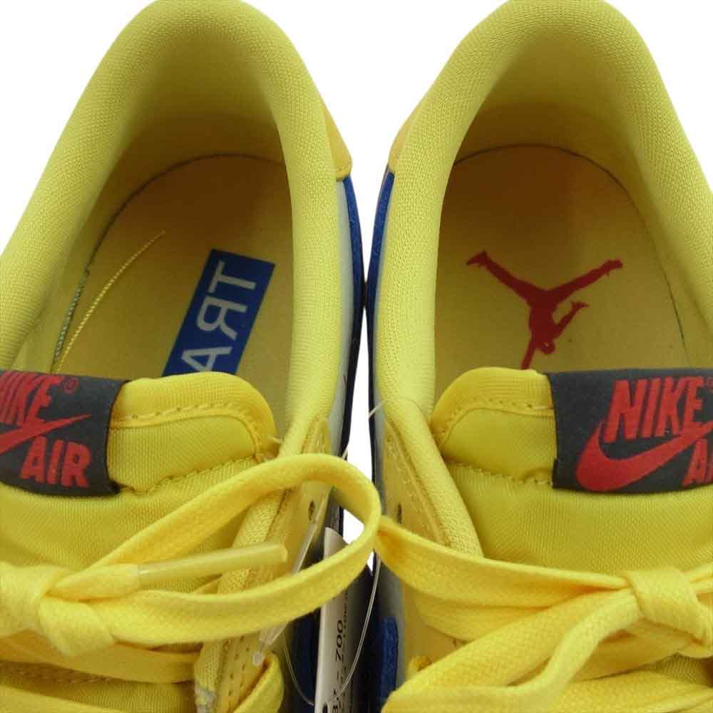 NIKE AIR JORDAN ナイキ ジョーダン DZ4137-700 フェイクバスターズ鑑定済 × Travis Scott トラヴィススコット WMNS Air Jordan 1 Retro Low OG Canary AJ1 ウィメンズ エアジョーダン レトロ ロー カナリー スニーカ―   マルチカラー系 28cm【新古品】【未使用】【中古】