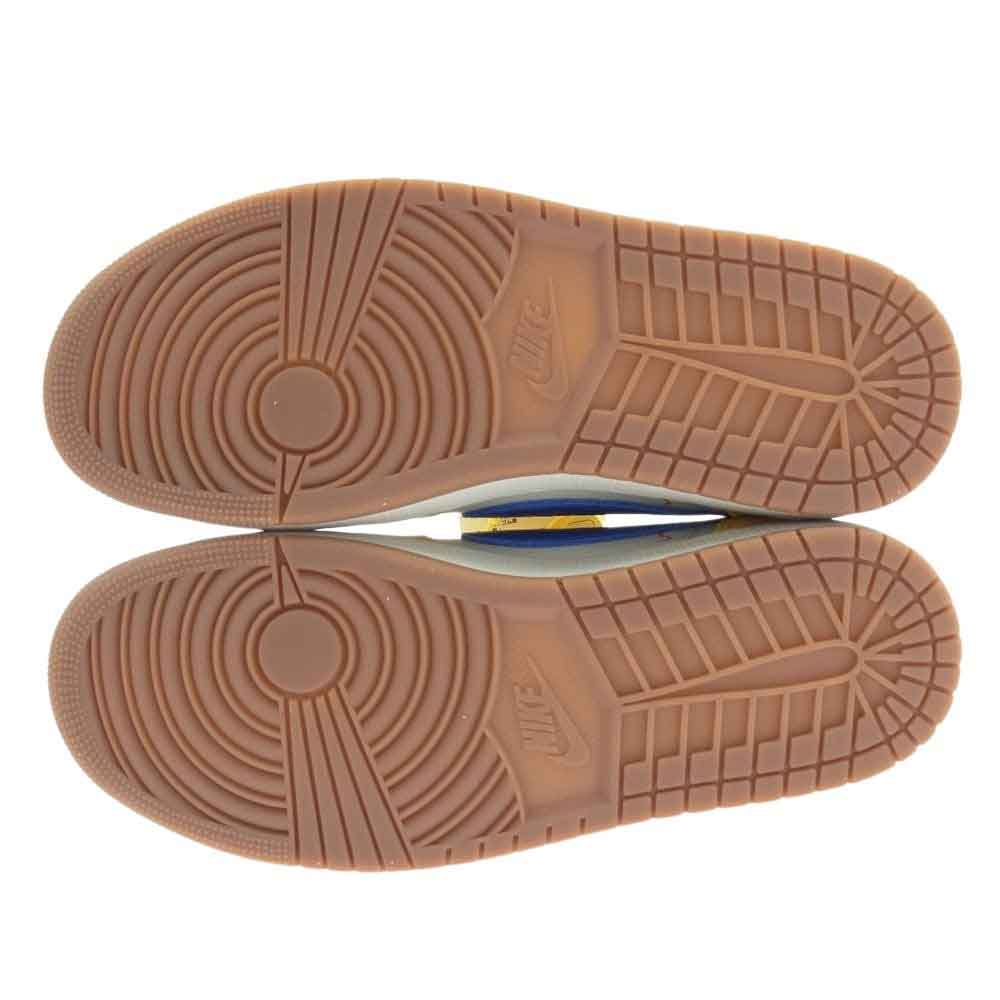 NIKE AIR JORDAN ナイキ ジョーダン DZ4137-700 フェイクバスターズ鑑定済 × Travis Scott トラヴィススコット WMNS Air Jordan 1 Retro Low OG Canary AJ1 ウィメンズ エアジョーダン レトロ ロー カナリー スニーカ―   マルチカラー系 28cm【新古品】【未使用】【中古】