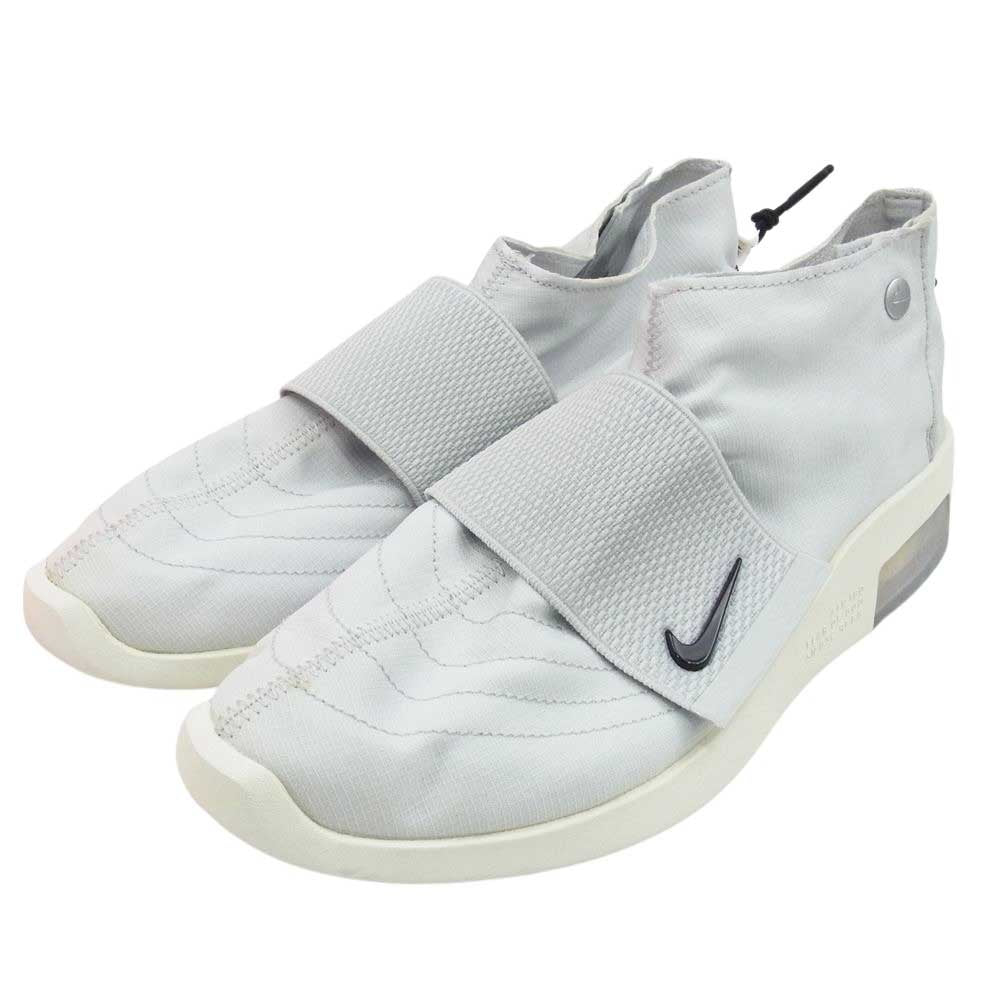 NIKE ナイキ × Fear Of God フィアオブゴッド AT8086-001 Air Moccasin Pure Platinum モック ピュア プラチナム スニーカー ライトグレー系 27cm【中古】