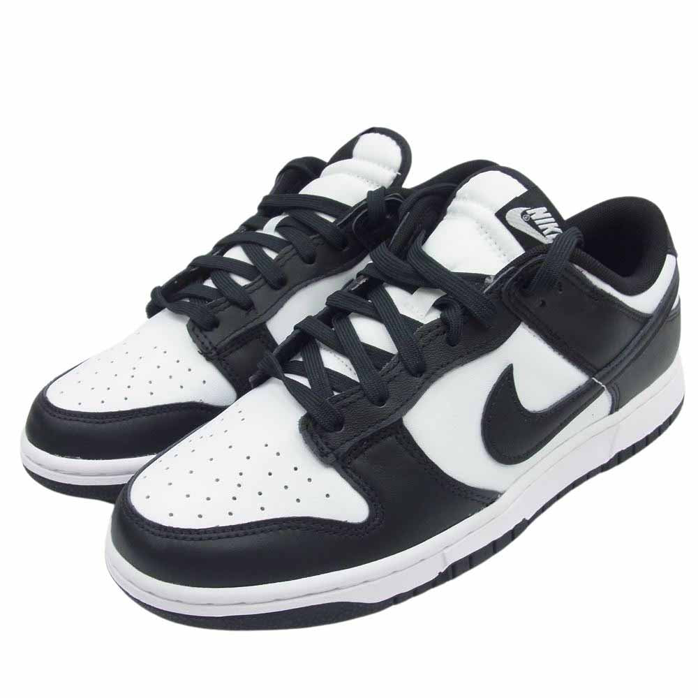 NIKE ナイキ DD1391-100 Dunk Low ダンク ロー Retro White Black レトロ ホワイト ブラック パンダダンク スニーカー ホワイト系 ブラック系 27cm【極上美品】【中古】