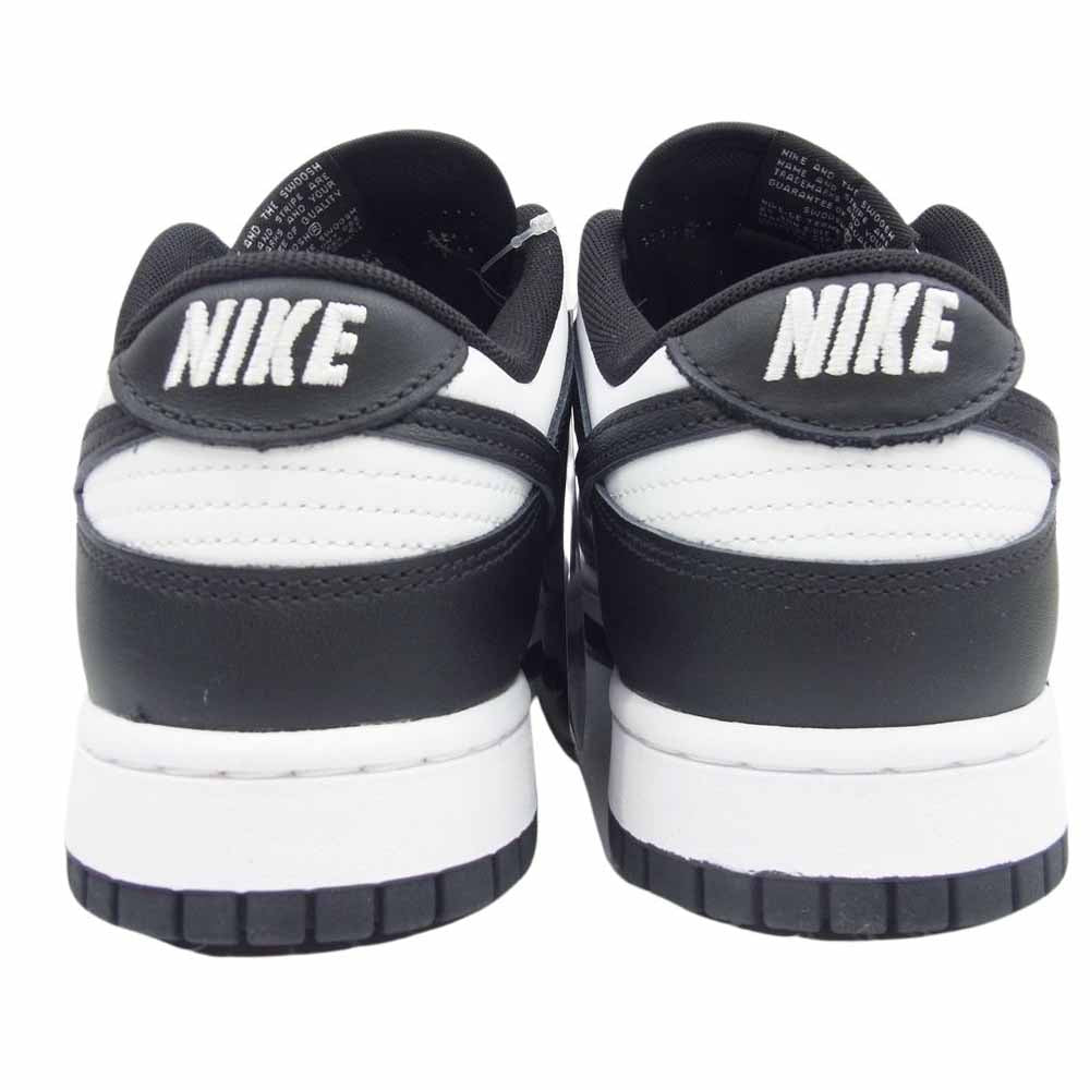 NIKE ナイキ DD1391-100 Dunk Low ダンク ロー Retro White Black レトロ ホワイト ブラック パンダダンク スニーカー ホワイト系 ブラック系 27cm【極上美品】【中古】