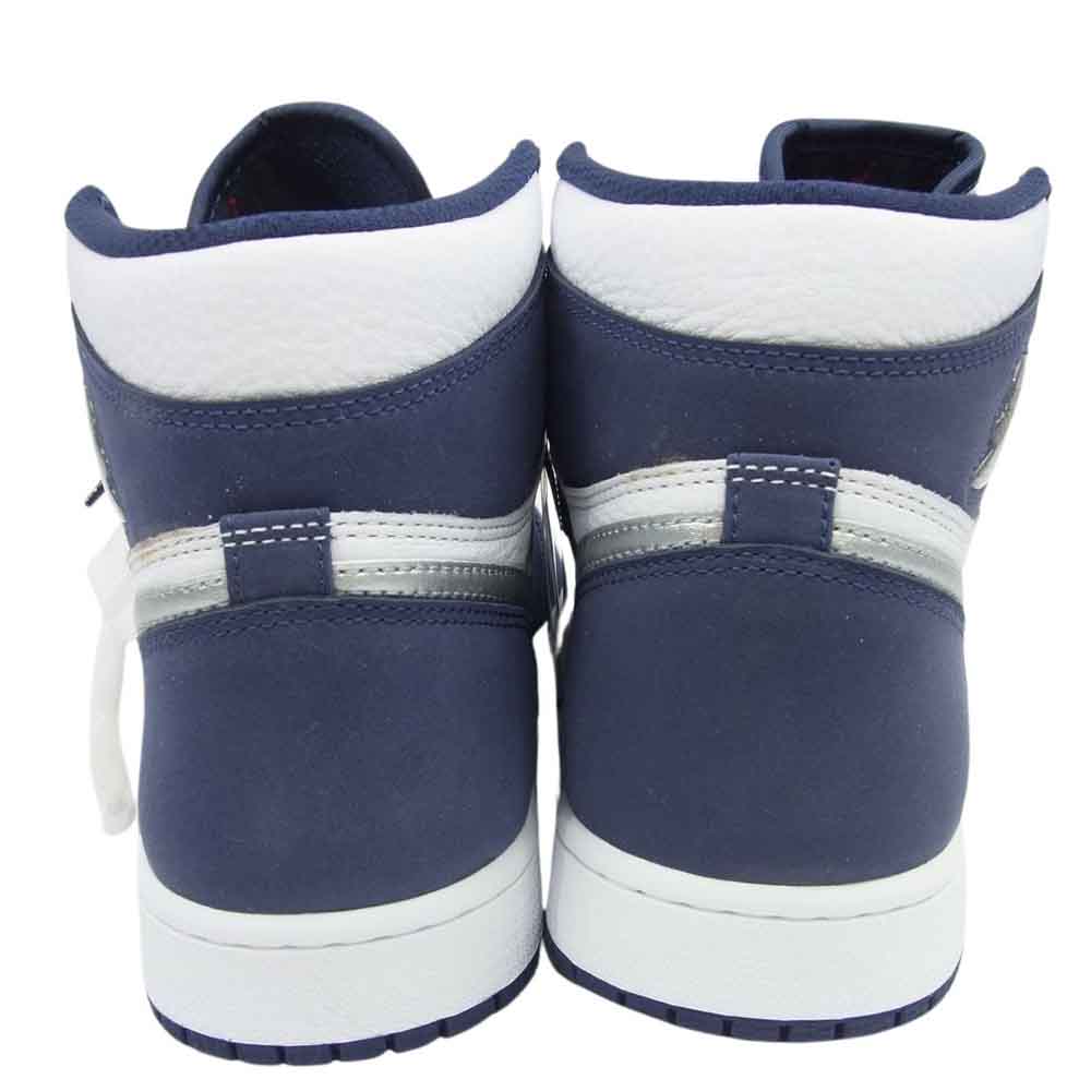 NIKE ナイキ DC1788-100 Air Jordan 1  エアジョーダン 1 High OG CO.JP White Midnight Navy OG CO.JP ホワイト ミッドナイトネイビー ハイカット スニーカー ホワイト系 ネイビー系 27cm【極上美品】【中古】