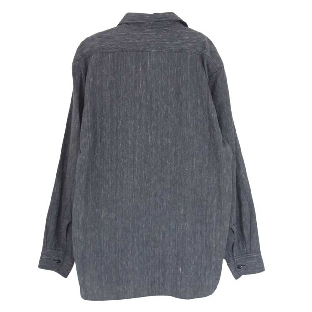 AT LAST アットラスト Lot 313 シャンブレー 長袖 シャツ グレー系 15【中古】