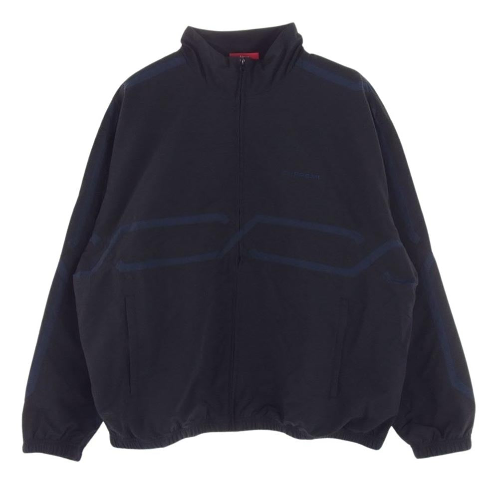 Supreme シュプリーム 24SS Inset Link Track Jacket インセット リンク トラック ジャケット ブラック系 L【極上美品】【中古】