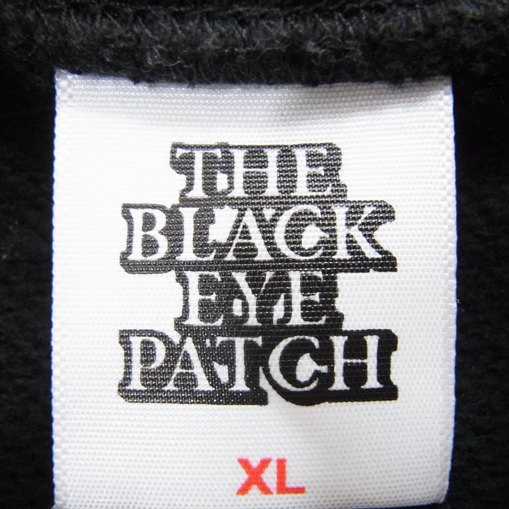 ブラックアイパッチ Handle With Care Label Hoodie ロゴ フーディー プルオーバー パーカー ブラック系 XL【中古】