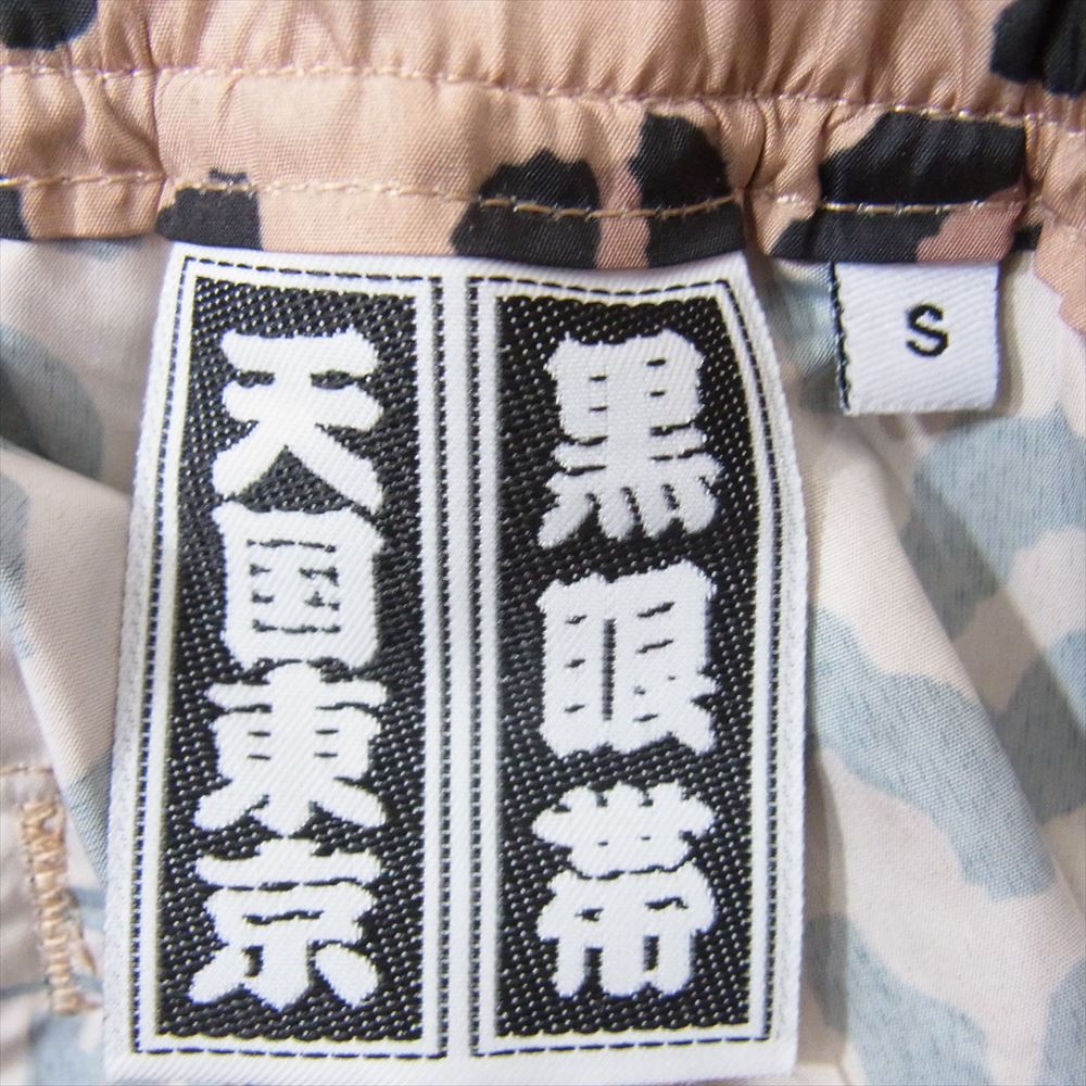 WACKO MARIA ワコマリア 22AW BlackEyePatch LEOPARD TRACK  ブラックアイパッチ レオパード トラック パンツ ブラウン系 S【中古】