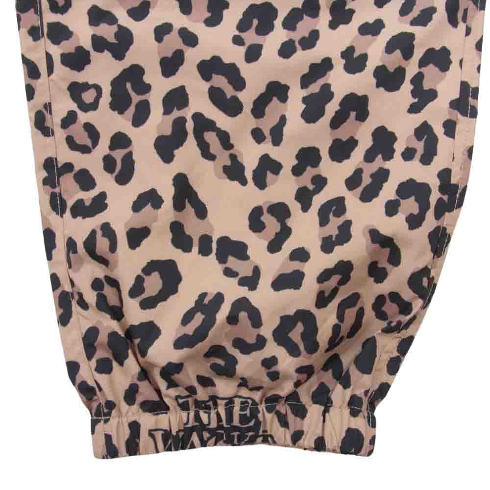 WACKO MARIA ワコマリア 22AW BlackEyePatch LEOPARD TRACK  ブラックアイパッチ レオパード トラック パンツ ブラウン系 S【中古】