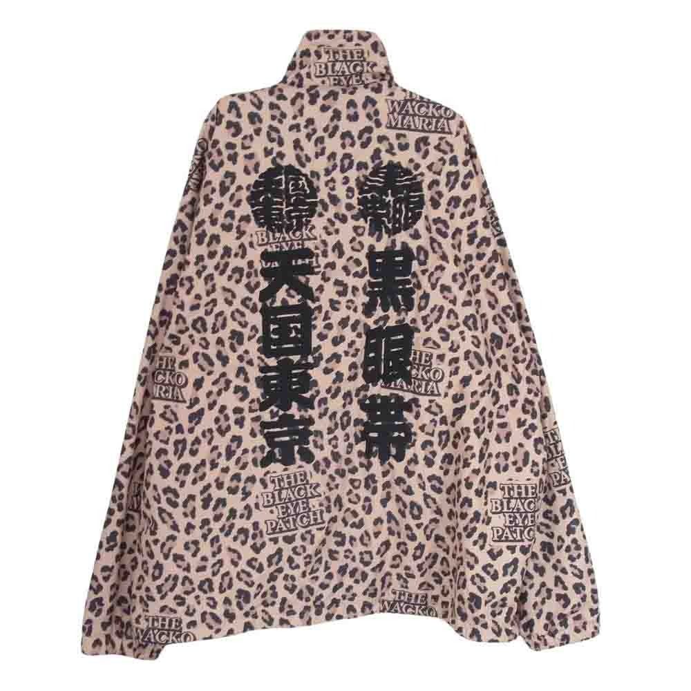 WACKO MARIA ワコマリア 22AW BlackEyePatch LEOPARD TRACK JACKET ブラックアイパッチ レオパード トラック ジャケット ブラウン系 L【中古】