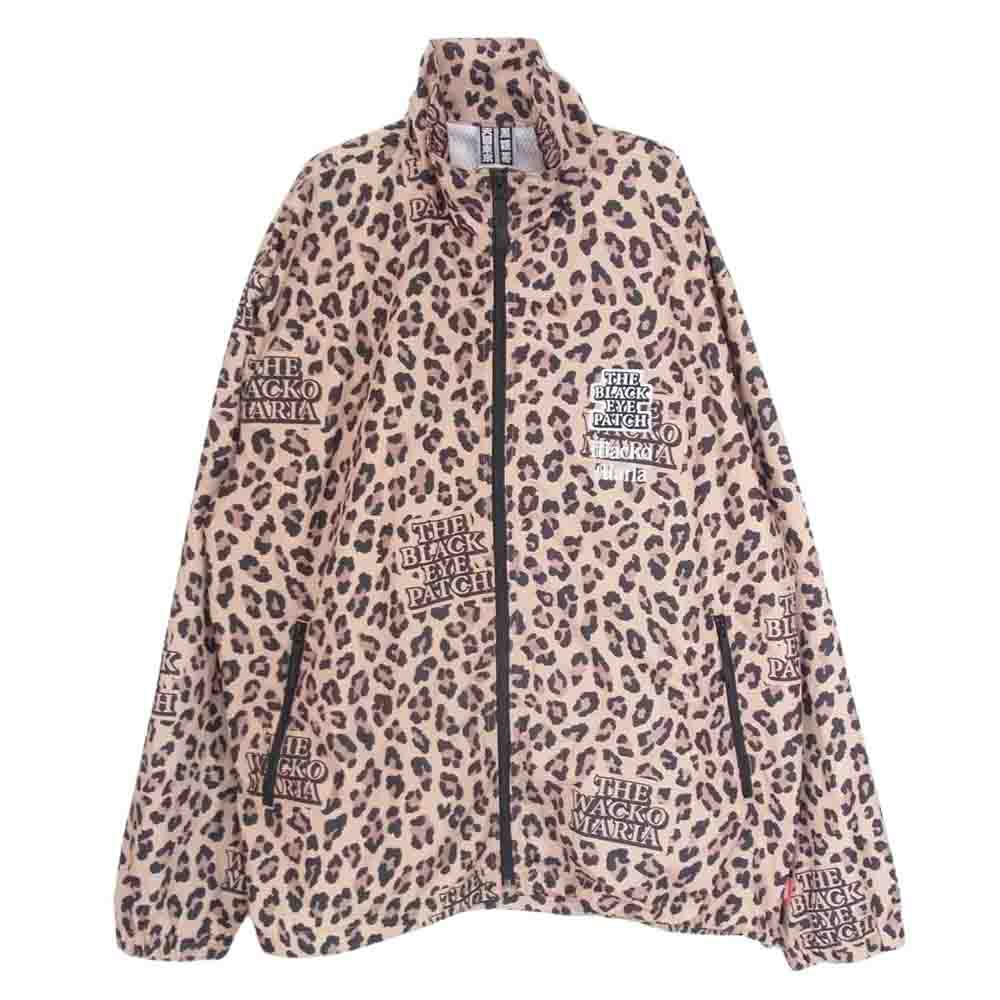 WACKO MARIA ワコマリア 22AW BlackEyePatch LEOPARD TRACK JACKET ブラックアイパッチ レオパード トラック ジャケット ブラウン系 L【中古】