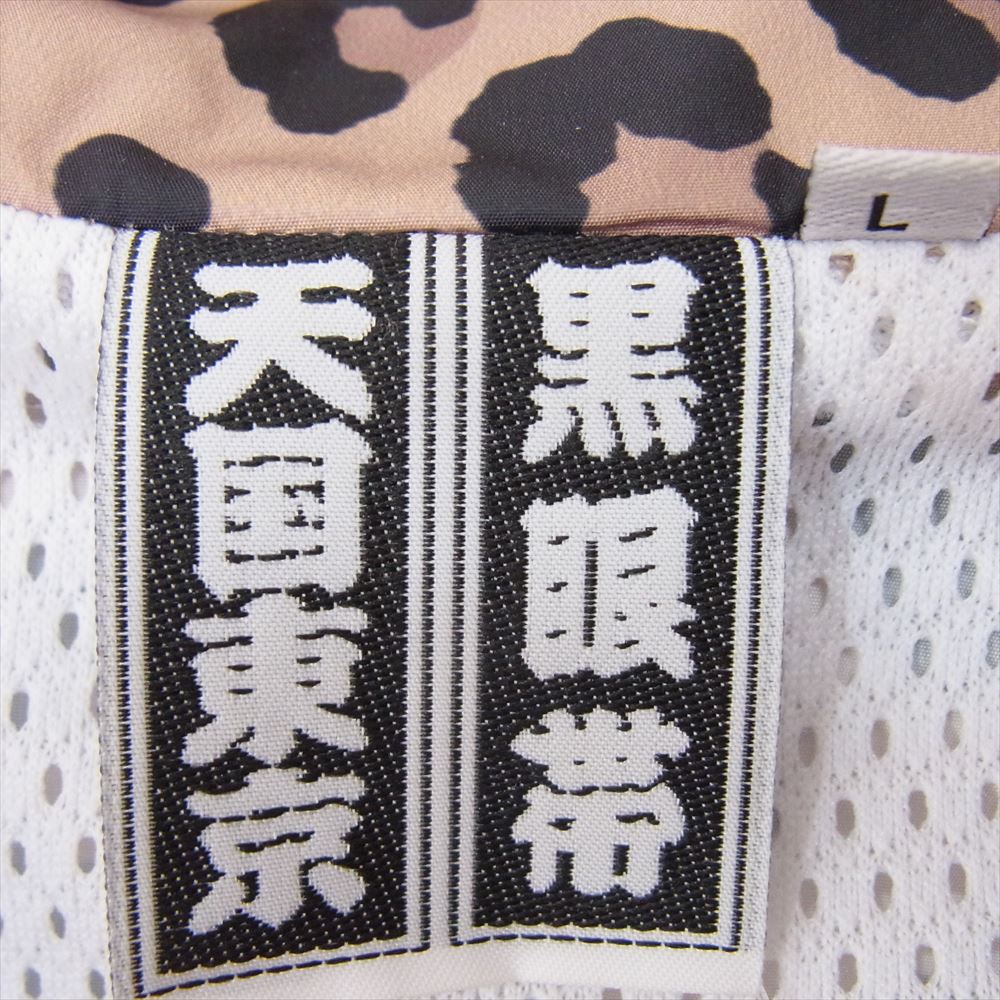 WACKO MARIA ワコマリア 22AW BlackEyePatch LEOPARD TRACK JACKET ブラックアイパッチ レオパード トラック ジャケット ブラウン系 L【中古】