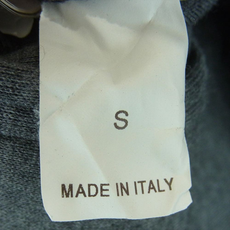 ブルネロクチネリ コットン アンクル ジップ付き スウェット パンツ イタリア製 ネイビー系 S【中古】