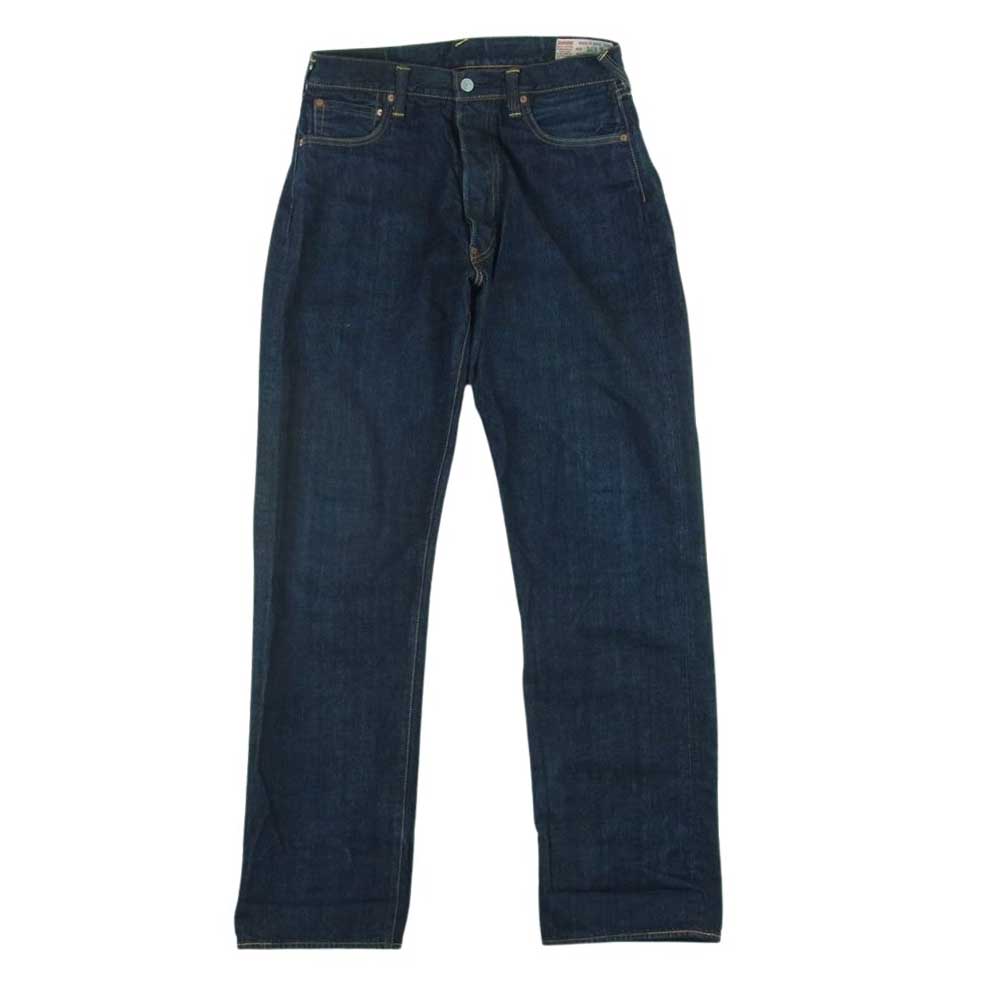 EVISU エヴィス 2001 NO2 カモメ 戎 ペイント ストレート デニム