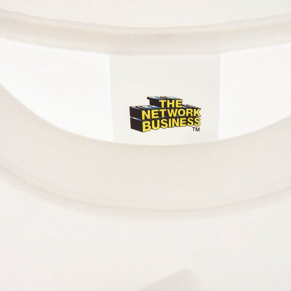 サプール 22SS TNBC0063-0001 × THE NETWORK BUSINESS TNB DETROIT TEE 半袖 Tシャツ ホワイト系 L【新古品】【未使用】【中古】
