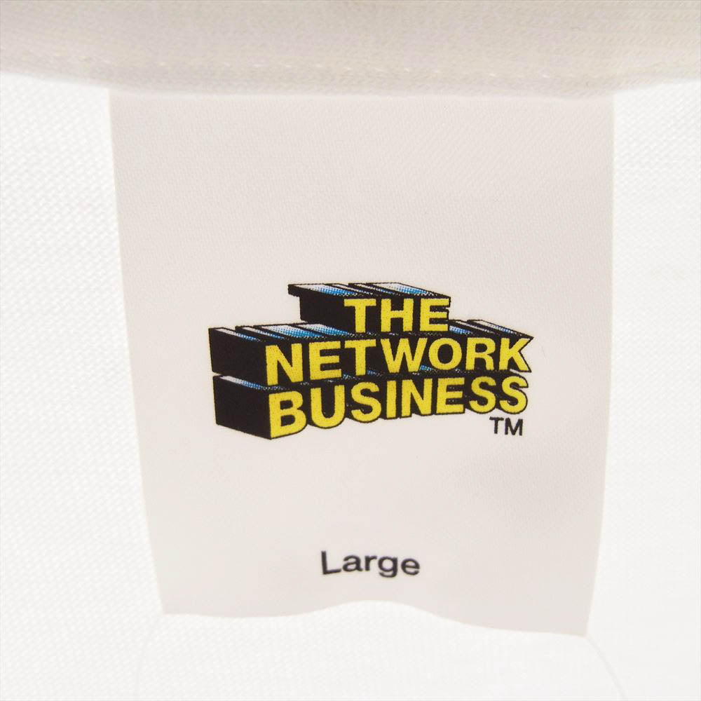 サプール 22SS TNBC0063-0001 × THE NETWORK BUSINESS TNB DETROIT TEE 半袖 Tシャツ ホワイト系 L【新古品】【未使用】【中古】