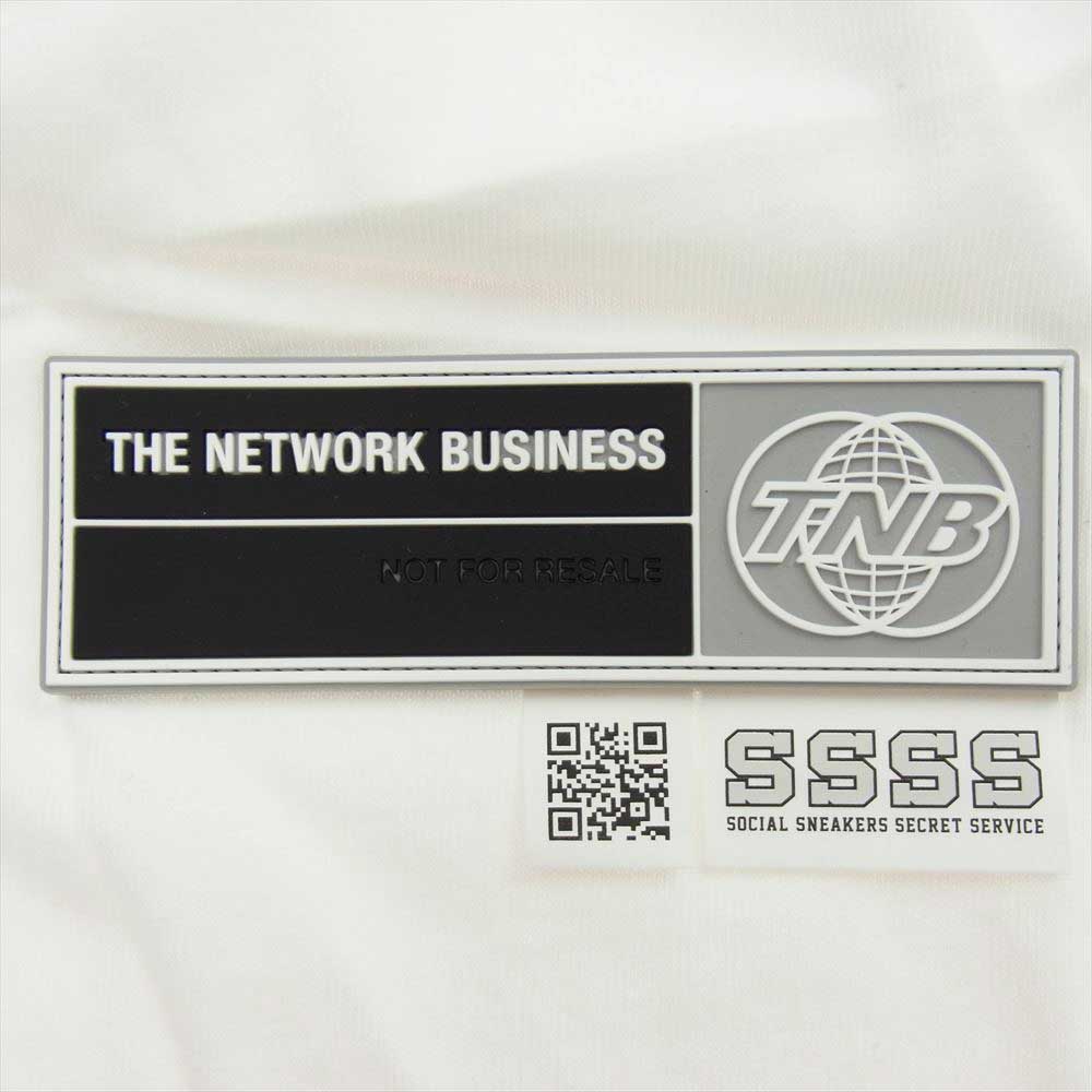 サプール 22SS TNBC0063-0001 × THE NETWORK BUSINESS TNB DETROIT TEE 半袖 Tシャツ ホワイト系 L【新古品】【未使用】【中古】
