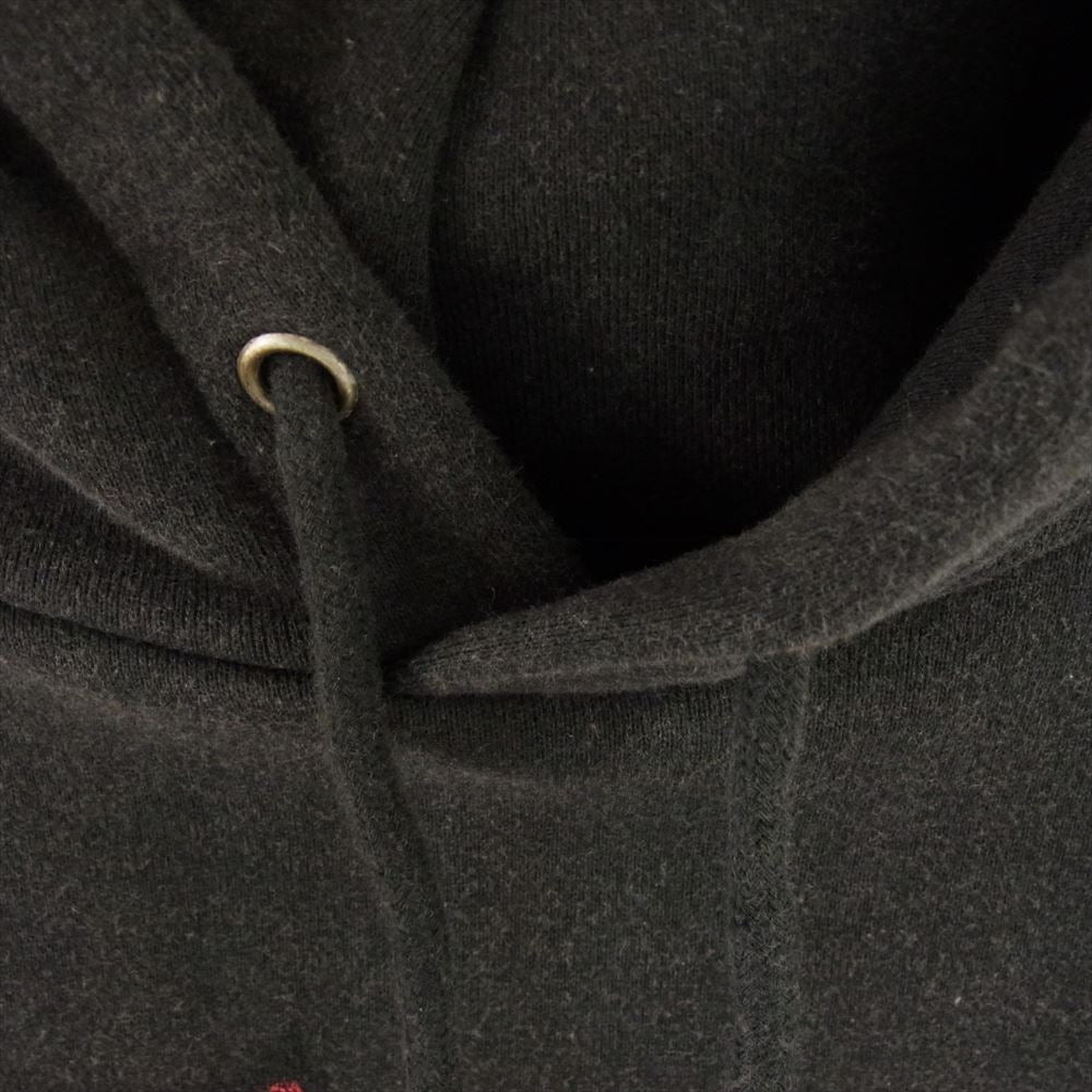 サプール A0022-202 × FR2 エフアールツー SAPEur HOODIE ヴィンテージ加工 スウェット パーカー シャツ ダークグレー系 XL【中古】