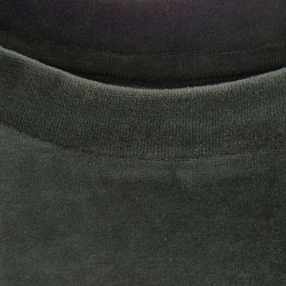 タイトブース 23AW FW23-TBKB10 KILLER BONG HAND SIGN VELOUR LS KILER BONG ハンド サイン ベロア カットソー  モスグリーン系 L【中古】