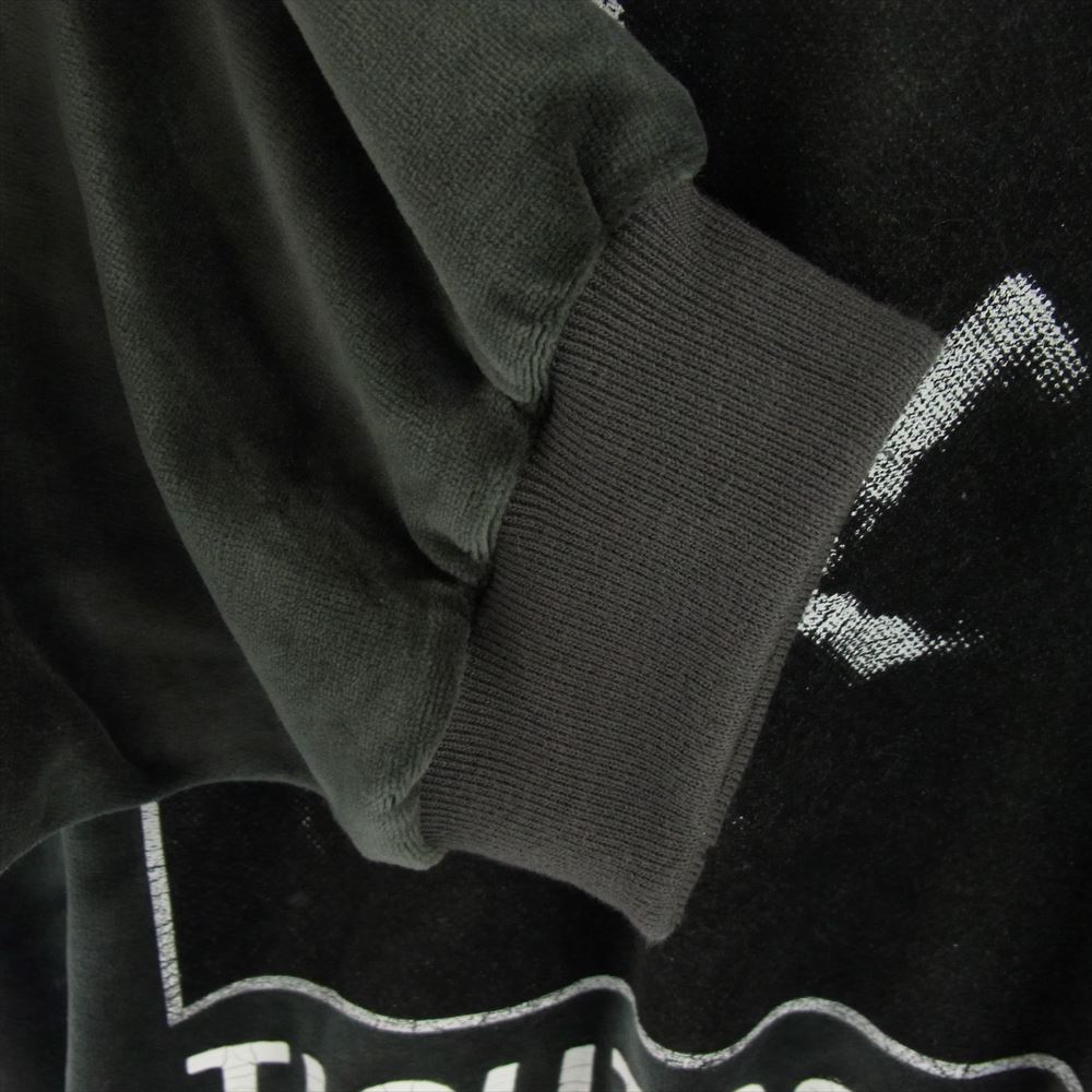 タイトブース 23AW FW23-TBKB10 KILLER BONG HAND SIGN VELOUR LS KILER BONG ハンド サイン ベロア カットソー  モスグリーン系 L【中古】