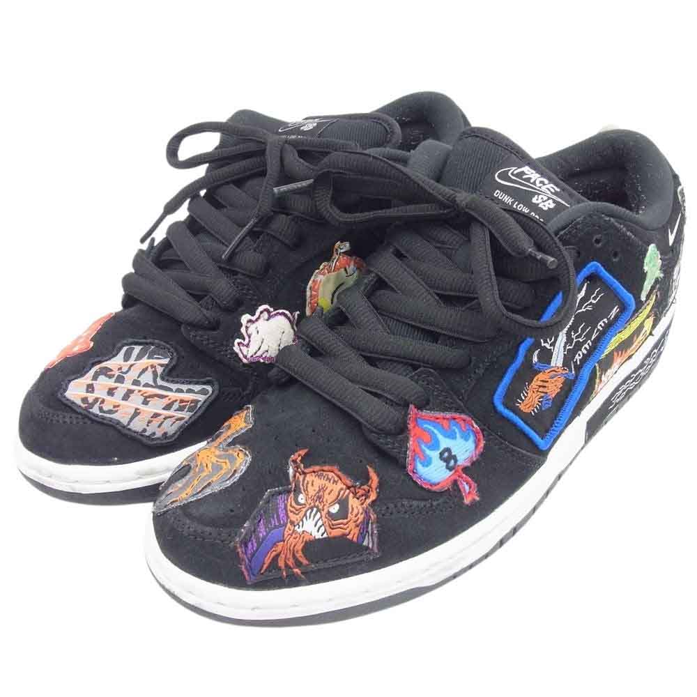 NIKE ナイキ DQ4488-001 SB DUNK LOW PRO QS NECK FACE エスビー ダンク プロ ローカット スニーカー ネックフェイス  ブラック系 26cm【中古】
